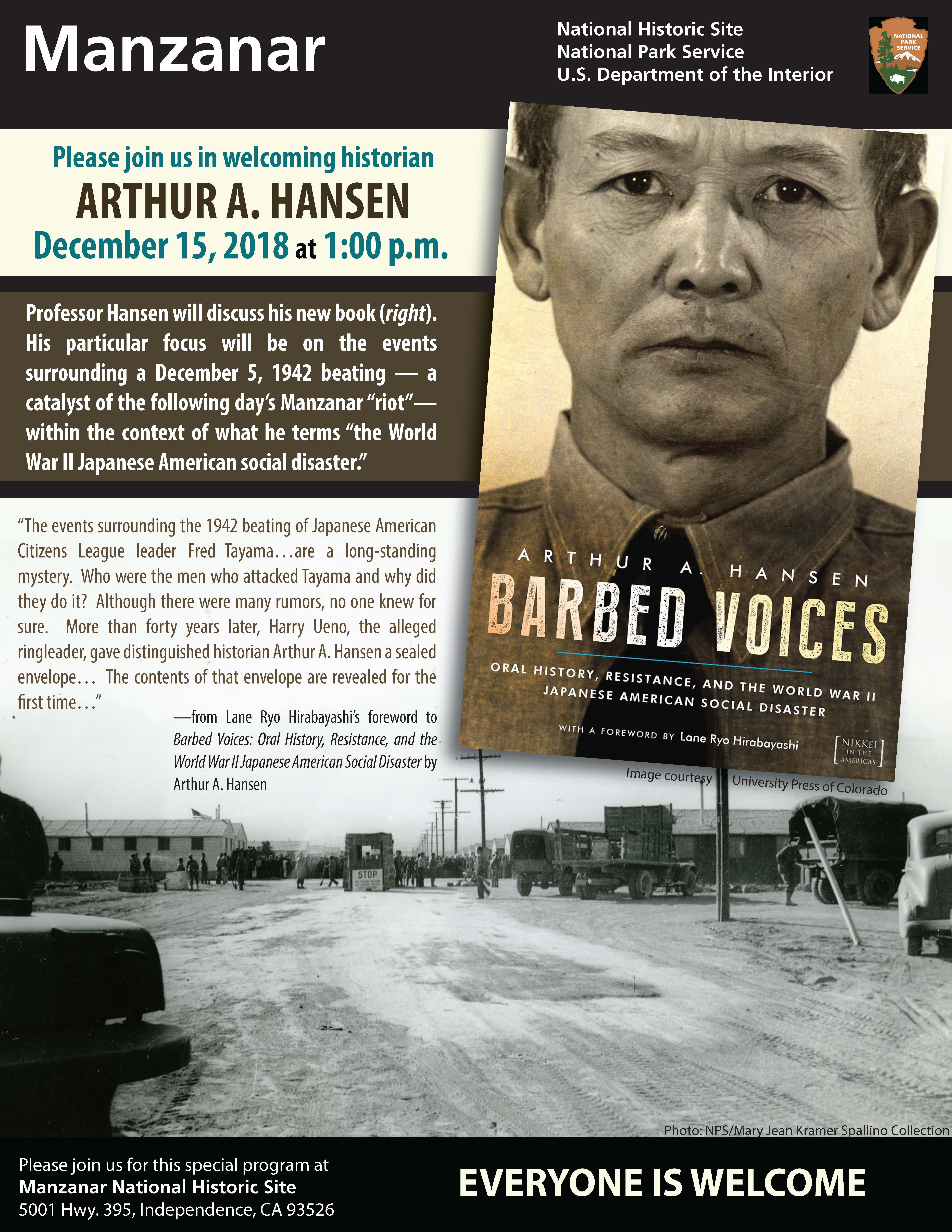 BarbedVoices Dec15ManzanarFlyer